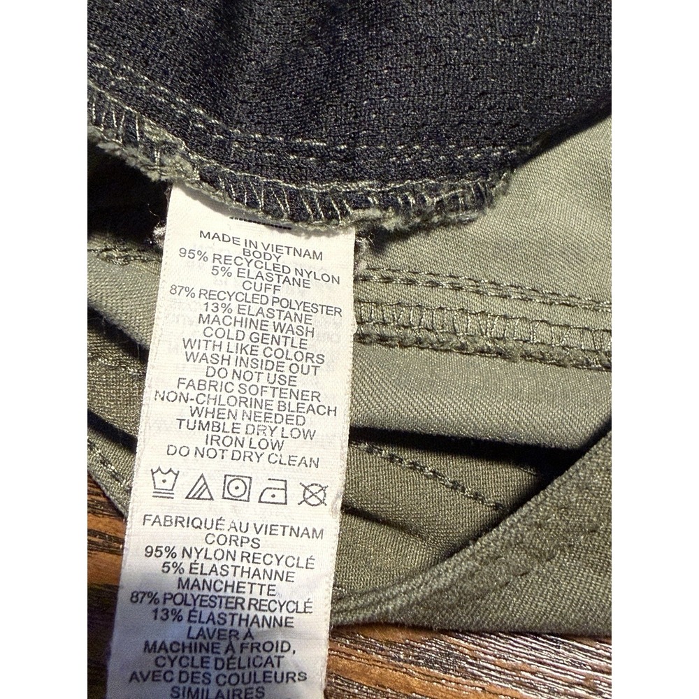 prAna Halle Jogger II Pants Women's 6 Sage Green Camo Outdoor Hiking Travel - Picture 8 of 16